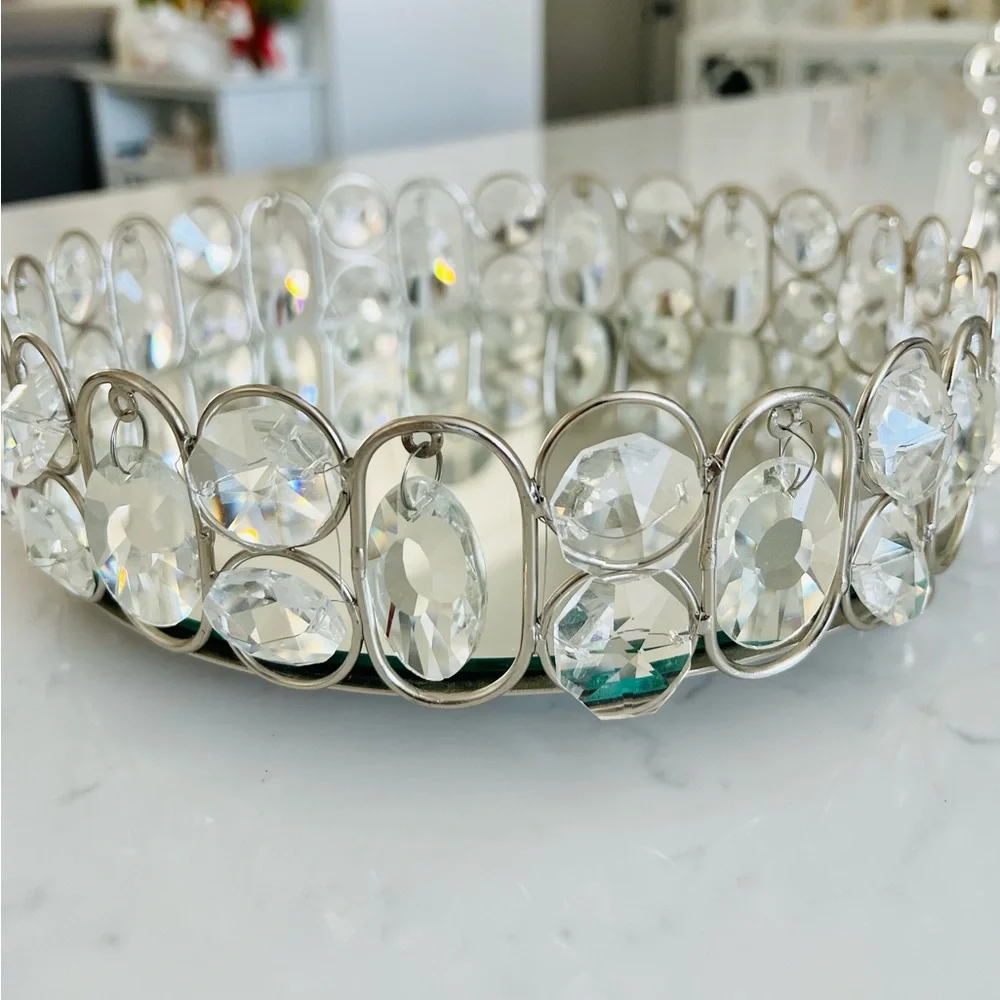 Luxury Silver Vanity Tray